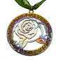 Rose Ornament with Ribbon